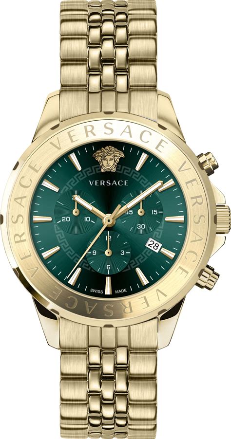 versace uhr grünes zifferblatt herren|Versace Armbanduhr Herren Chrono Signature .